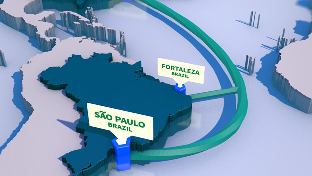 Новейший дата-центр Garden States получил прямой волоконно-оптический выход в Бразилию и за ее пределы